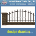 Hot Sale Quality Ornamental iron fence gates / cheap wrought iron gate for sale